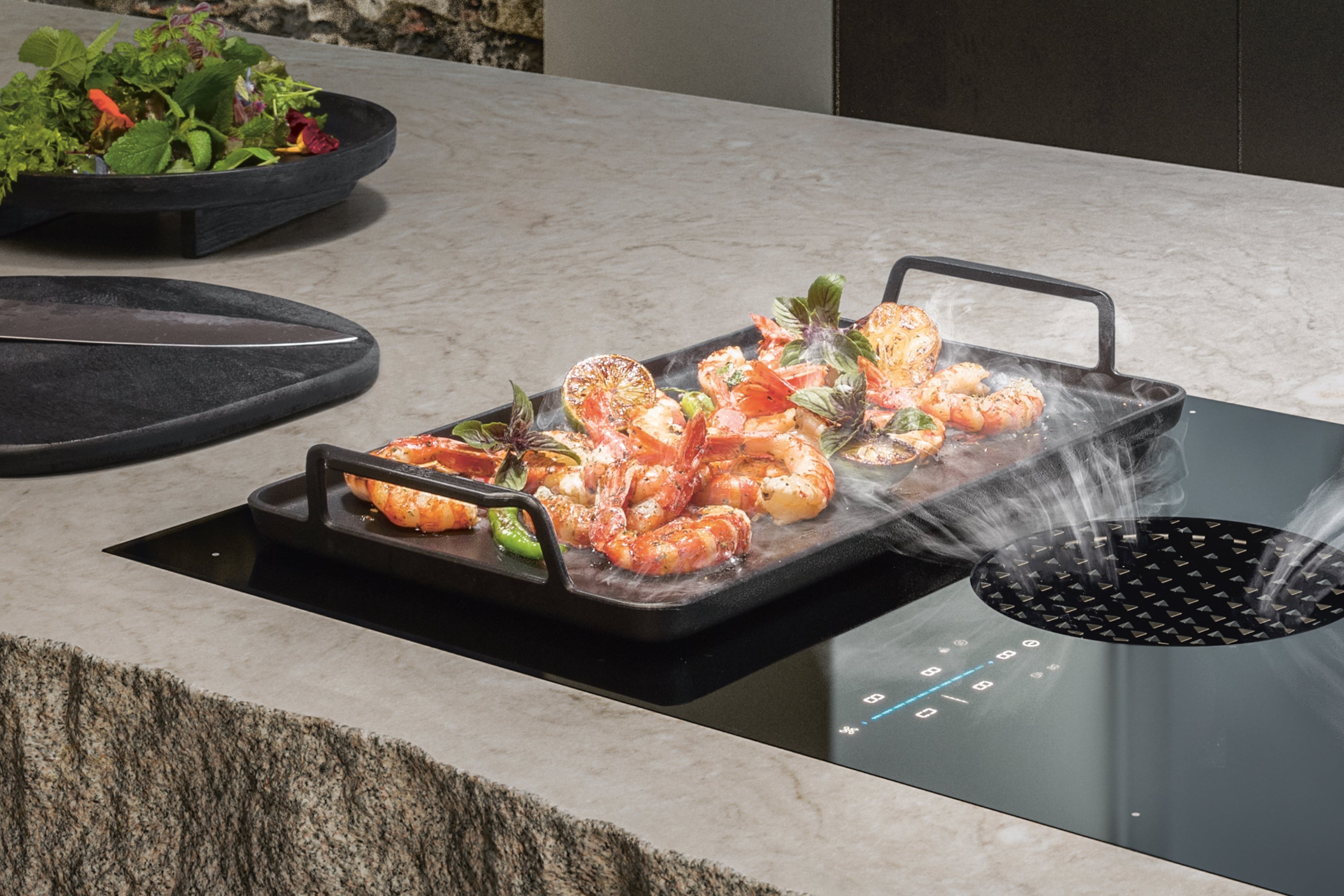 Rangemaster Hob With Griddle Rangemaster CDL110DFFBL/C Classic