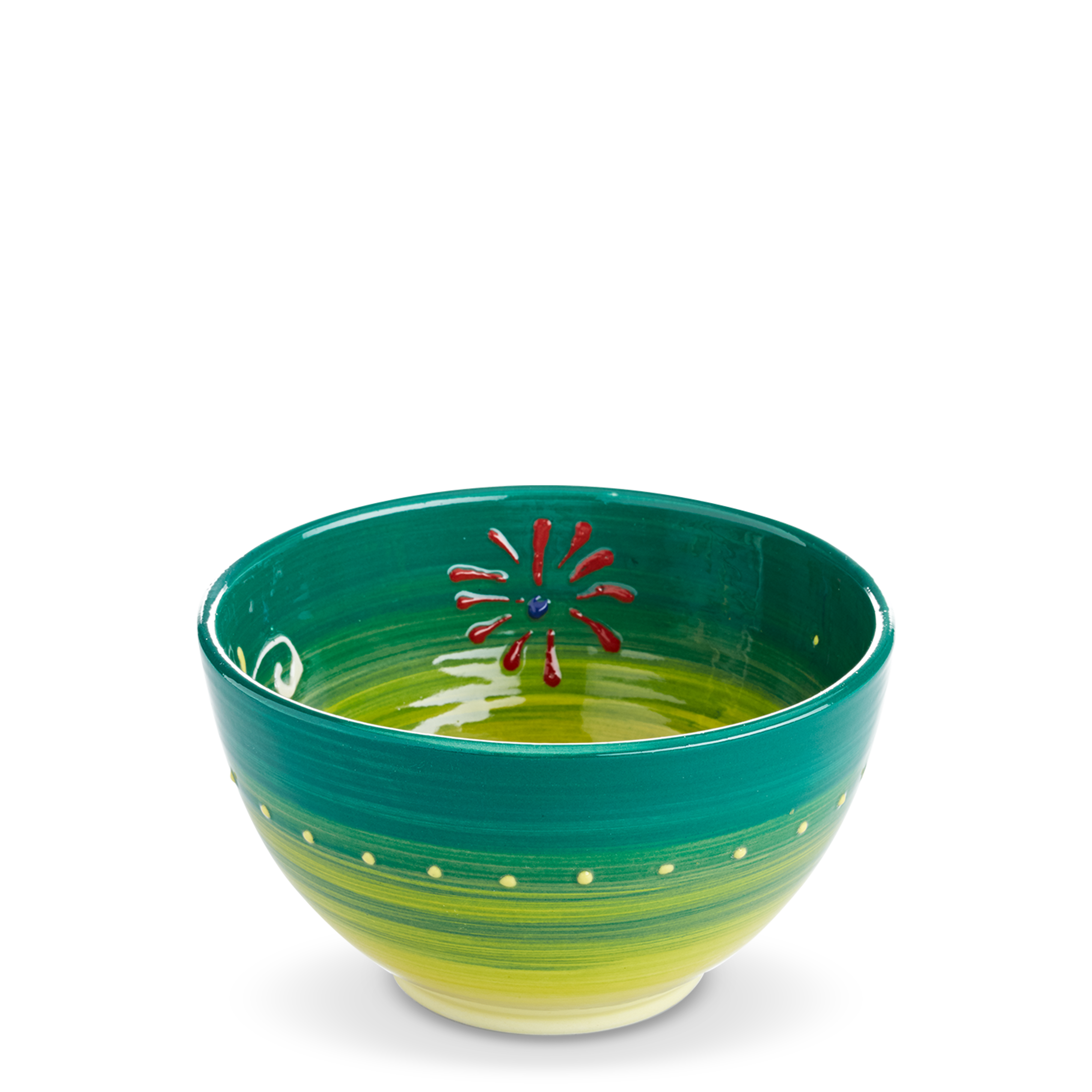 Square Side Salad / Tapas Bowl Dish 16 X 4.5 Cm Spanish Handmade Ceramic Pottery